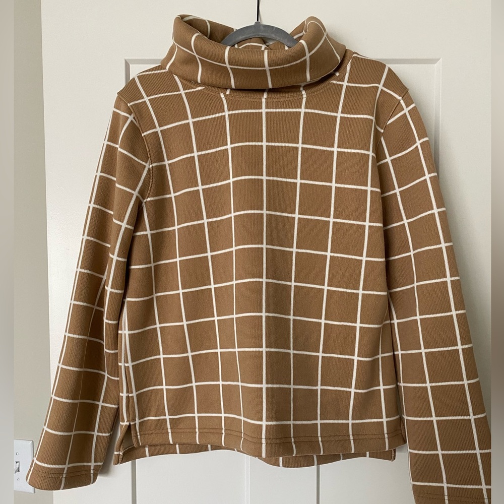 J crew turtleneck sweater. Amazing quality and so soft.